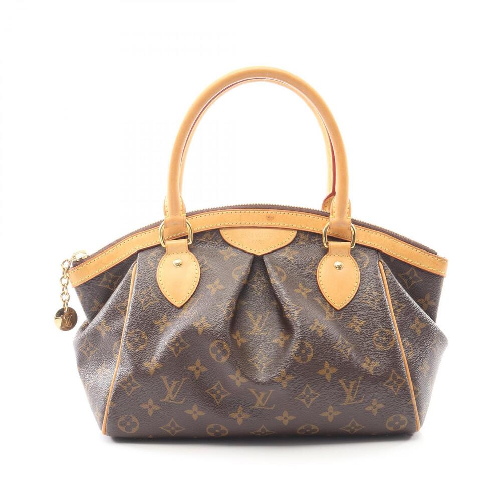 Louis Vuitton Tivoli Handbag Canvas Leather Monogram Brown